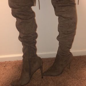 Forever 21 Knee Hugh Boots